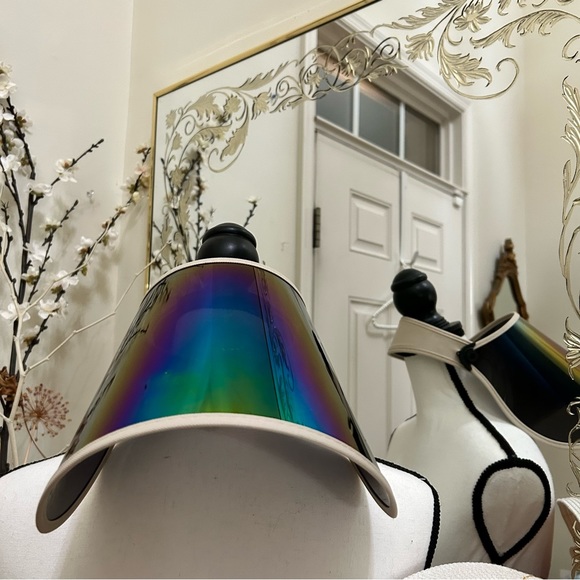 Visor 🛡face mask iridescent rainbow adjustable sturdy - Picture 1 of 4